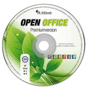Open Office Paket 2016 PREMIUM für Windows 7 Vista XP Mac 2015 Schreibprogramm - Bild 1 von 1