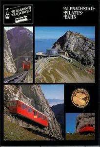 Coin Switzerland Bergbahnen der Schweiz - Alpnachstad - Pilatusbahn Souvenir fol - Picture 1 of 3