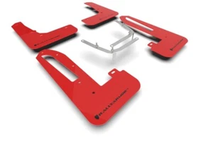 Rally Armor 2023+ Honda Civic Type R Red Mud Flap Black Logo - Picture 1 of 5