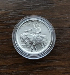 1925 Stone Mountain Silver Commemorative Half Dollar BU Condition. - Picture 1 of 4
