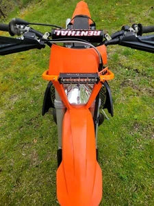 Custom KTM 300xcw led headlight light bar lighting kit MotoXLighting (Orange) - Picture 1 of 7