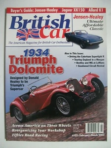 BRITISH CAR USA MAGAZINE ISSUE NO.101 FEBRUARY-MARCH 2003 AS NEW COND - Picture 1 of 1
