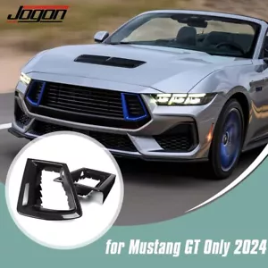 Marco de admisión de aire de carbono seco para Ford Mustang GT 2024-2025 cubierta de puerto de entrada exterior - Imagen 1 de 12