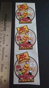 Vintage Stickers The Family Circus Sticker Strip RARE HTF 90s Bill Keane Comic  - Picture 1 of 5