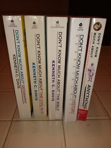 Don't Know Much About . . . Kenneth C. Davis 5 used paperback set good condition - Picture 1 of 3