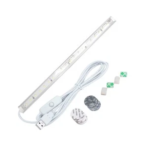 Under Cabinet Led Lighting 12 Inch Led Light Strip Bar Daylight White 6500k Usb - Picture 1 of 8