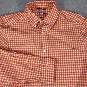 Vineyard Vines On The Go Performance Brrr Gingham camicia manica lunga uomo small - Foto 1 di 10