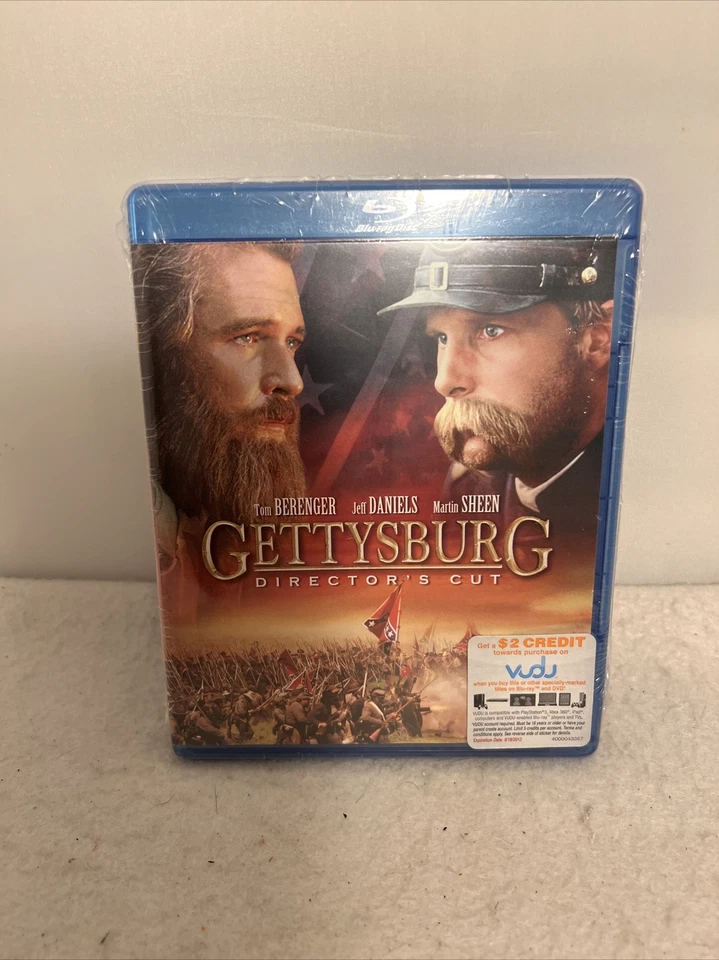 Gettysburg (Blu-ray Disc, 2011, 2-Disc Set, Directors Cut)