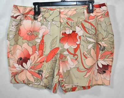 Pantalones Cortos Worthington Floral Talla 16 Para Mujer Nuevos Foto 1 de 4