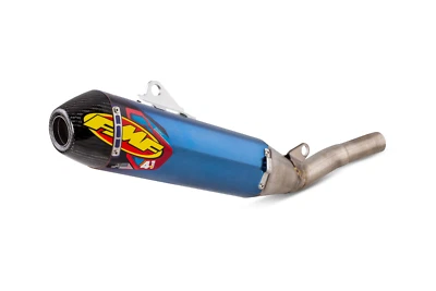 FMF 044455 Factory 4.1 Slip-On Exhaust Pipe Blue Yamaha WR 250F WR250F 2023-2025 - Image 1 of 4