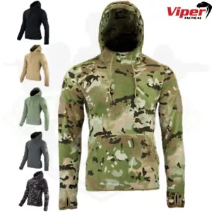 SUDADERA CON CAPUCHA VIPER POLAR PARA HOMBRE S-3XL PARTE SUPERIOR TÉRMICA EJÉRCITO MTP VCAM CAMUFLAJE DEPORTES TÁCTICOS - Imagen 1 de 43