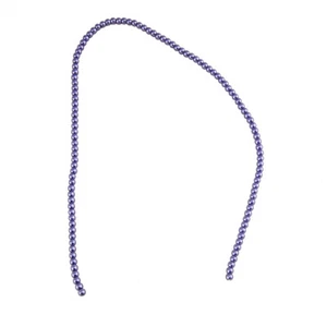 Schnur aus 4 mm Mauve Glasperlen für Schmuckherstellung - TPG4MAUVE - Bild 1 von 1