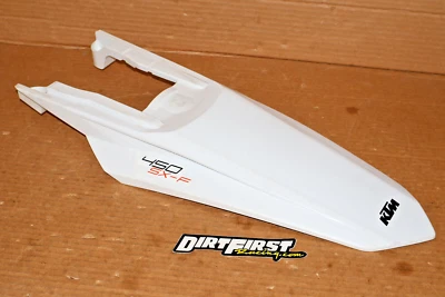 KTM OEM Rear Fender white 24-25 125 250 300 350 450 SX XC SXF A46008013000EBC - Image 1 of 4