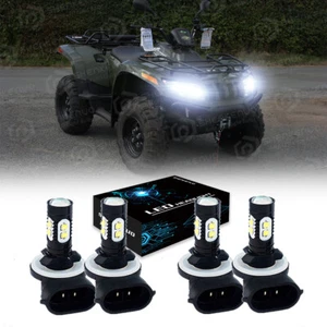 Para ARCTIC CAT 400 500 650 700 Faro Alto/Bajo haz Bombillas LED 6000k Blanco - Imagen 1 de 10