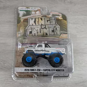 Greenlight Kings of Crunch S15 - Capitol City Monster F-250 - Walmart Blue Chase - Picture 1 of 4