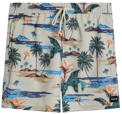 Costume Uomo Hurley Cannonball Volley 17" - Beige - Imagen 1 de 2