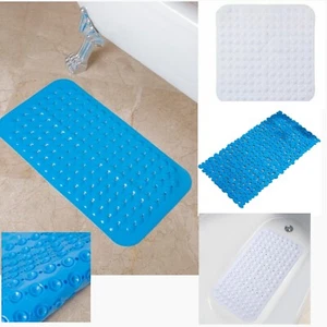 Strong Suction Grip 53 x 51cm Square Mat  Anti-Mold Rubber Non-Slip Shower Mats - Picture 1 of 13