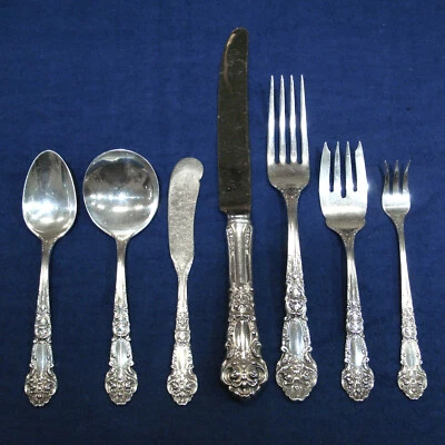 Reed & Barton French Renaissance Silverware 7-Pc Dinner Service for 12 - 102pcs - Image 1 of 4