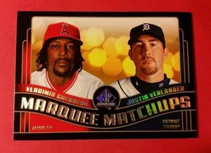 JUSTIN VERLANDER & VLADIMIR GUERRERO SP MARQUEE MATCHUPS #MM18 2008 SP AUTHENTIC - Picture 1 of 1