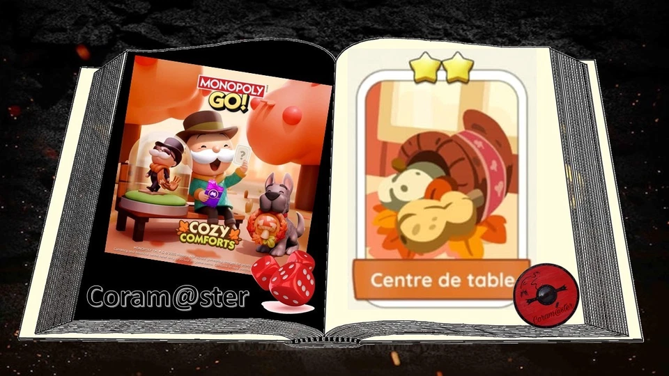 centerpiece page 8 stickers | mono poly go - Image 1 of 1