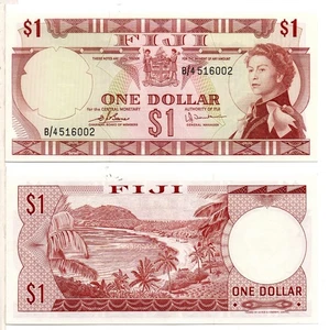 FIJI 1 Dollar (QEII) 1974, P-71b, Uncirculated - Picture 1 of 1