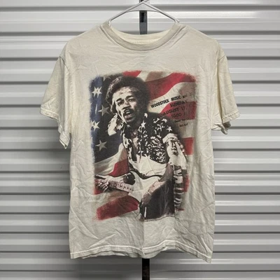 Vintage Rock Icons Jimmy Hendrix Tee By Freeze 1985 Woodstock sz XL - Image 1 of 3