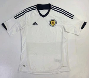 Adidas Scotland 2011/2012 Away Soccer Football Shirt Jersey Men's Size Small  - Afbeelding 1 van 8