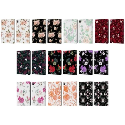 OFFICIAL ANIS ILLUSTRATION FLOWER PATTERN 4 LEATHER BOOK CASE FOR APPLE iPAD - Image 1 of 4