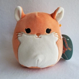 Squishmallow ERICA the CHINCHILLA 5" peluche naranja melocotón 5 pulgadas - Imagen 1 de 7