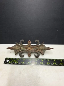 Victorian Art Deco Curtain Bracket Cast Iron Antique  - Picture 1 of 5