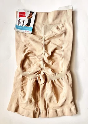 Hanes Style Essentials Thigh Shaper Garment Nude Size L - Image 1 of 4