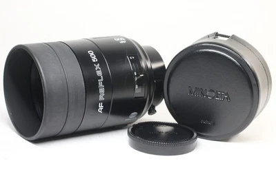Minolta AF REFLEX 500mm F/8 Telephoto Mirror Lens From Japan - Image 1 of 4