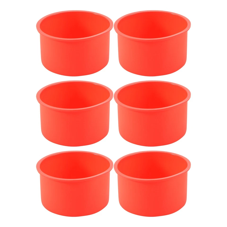 Silikon Mini Kuchenformen 4  Runde Backform Antihaft-Silikon Backform B5756 - Bild 1 von 1