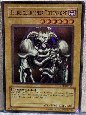 YuGiOh - 1x Herbeigerufener Totenkopf - DB1-DE142 - Super Rare - Deutsch - Bild 1 von 4