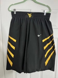 Gebrauchte WVU Team Issued Basketball Shorts. Schwarz. Große 38+2. 2012-2013 - Bild 1 von 9