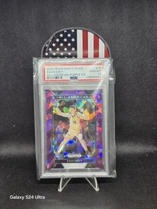 2024 Draft Purple Ice Prizm #249 Zach Edey Grizzlies RC Rookie 55/149 PSA 10 - Bild 1 von 2