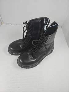 Bota de combate Torrid Stevie con cordones WW suela ancha negra para mujer talla 8,5 www - Imagen 1 de 9