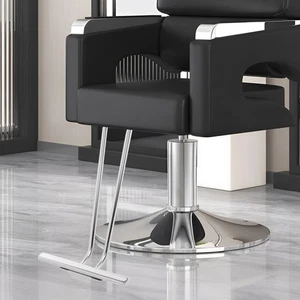 Adjustable Salon Chair Footrest Silver For Hydraulic Barber Chair Styling Shop - Picture 1 of 11