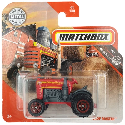 Matchbox CROP MASTER Tractor Metal Series Countryside RED 91/100 2019 NEW In Box - Image 1 of 4