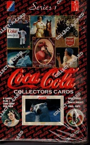 Coca-Cola Collectors Series 1 Trading Cards 1993 Old Stock Factory Sealed - Picture 1 of 7