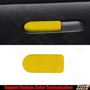 For Mini Cooper Clubman F54 Yellow Suede Co-Pilot Storage Box Handle Panel Trim - Picture 1 of 7