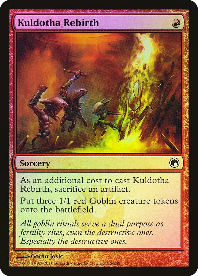 MTG FOIL Kuldotha Rebirth  - Scars of Mirrodin #096 - Image 1 of 1
