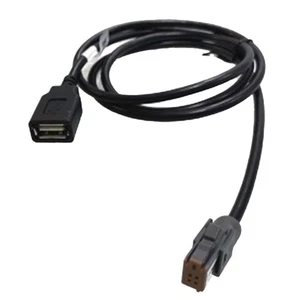 New Practical USB Adapter Cable 1pc 1pcs Accessories Audio Input Black - Picture 1 of 6