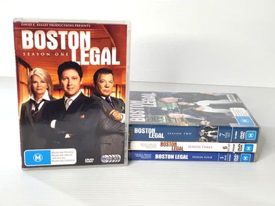 Boston Legal :The Complete Series 1+2+3+4 DVD 2004 Region 4 (All Disc's Cleaned) - image 1 of 4