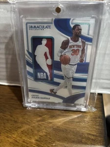 JULIUS RANDLE IMMACULATE GAME-WORN LOGOMAN PATCH - Picture 1 of 10
