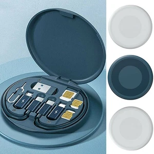 Storage Box Mini Digital Gadgets Storage Box Battery Charger Data Cable Portable - Picture 1 of 14