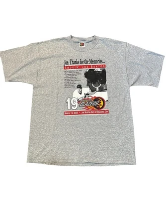 Camisa Conmemorativa De Colección Smokin Joe Burton Oklahoma City Blazers CHL Hockey XL Foto 1 de 4