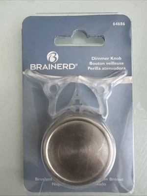Brainerd Dimmer Knob  Brushed Satin Nickel 64686 New - Image 1 of 2