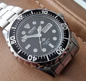 SEIKO KINETIK 5M43-0A40 from 1995' steel first series 200m diver vintage !! - Imagen 1 de 9