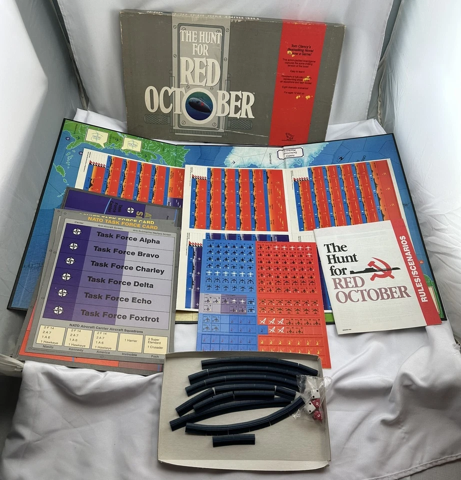 1988 Hunt For Red October Game by TSR Complete New Old Stock FREE SHIPPING - Image 1 of 4